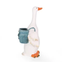Christopher Knight Home 17" Wide Forgey Concrete Outdoor Novelty Goose Planter White/Blue -Baxton Studio Sales Store GUEST b37bfe46 39fd 45c1 a88d da07e3cd875b