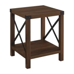 Sophie Rustic Industrial X Frame Side Table - Saracina Home -Baxton Studio Sales Store GUEST b38fb952 0582 4a7b a09a bddaae21d7c2