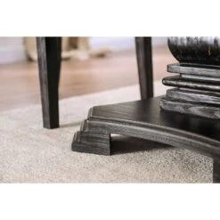 Buckley Round Dining Table White/Black - HOMES: Inside + Out -Baxton Studio Sales Store GUEST b3b14cbc 9360 4892 8cc6 55d562aa5db5