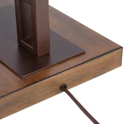 Franklin Iron Works Tahoe Rustic Industrial Downbridge Arc Floor Lamp 60" Tall Bronze Metal Faux Leather Empire Shade For Living Room Reading Bedroom -Baxton Studio Sales Store GUEST b4f5fabc 247c 4e89 9cf2 e4c00f5e86da