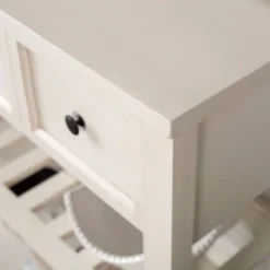 48" Farmhouse Solid Wood 2 Drawer Buffet White - Saracina Home -Baxton Studio Sales Store GUEST b5853194 2753 4ee0 a18a 2cc770d50078