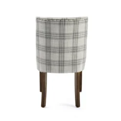 2pk Harman Contemporary Upholstered Plaid Dining Chairs Gray/Light Beige/Brown - Christopher Knight Home -Baxton Studio Sales Store GUEST b5f04c9f cfeb 4397 bdc8 4a2b3b6ea482