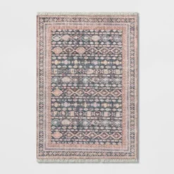 Alexandra Floral Printed Border Persian Rug Blush - Opalhouse™ -Baxton Studio Sales Store GUEST b64cccec 5c26 44cb bb19 1be2036f9757
