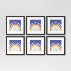 (Set Of 6) 11" X 11" Matted To 8" X 8" Frame Set - Room Essentials™ -Baxton Studio Sales Store GUEST b7d39f93 8658 4b32 b70c faf0c2756d7f