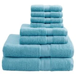 8pc Cotton Bath Towel Set -Baxton Studio Sales Store GUEST b8321ab9 2c3e 4e62 a340 fddc4de82e9e