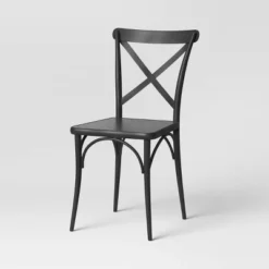 Set Of 2 Malden French Bistro Dining Chair Black - Threshold™ -Baxton Studio Sales Store GUEST b98d5729 0c98 484d 974b 0fef9dc964cb