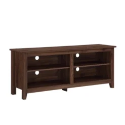 Transitional 4 Cubby Wood Open Storage TV Stand For TVs Up To 65"- Saracina Home -Baxton Studio Sales Store GUEST b9ce9b3d c9e3 4cd0 ada4 ca03526caed5