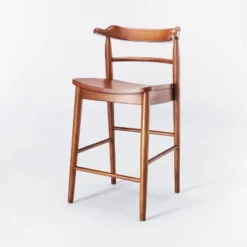 Kaysville Curved Back Wood Counter Height Barstool - Threshold™ Designed With Studio McGee -Baxton Studio Sales Store GUEST baa82fbe ac12 4c2a 9ae3 99bba3e5e2ba