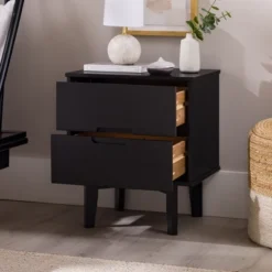 Mid-Century Modern Wood Nightstand - Saracina Home -Baxton Studio Sales Store GUEST bb8cd0af 9f2f 4c69 916e ce68660dee05