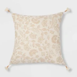Jacobean Square Throw Pillow - Threshold™ -Baxton Studio Sales Store GUEST bcd4d061 ca23 4438 9d57 0632e6f84eb6
