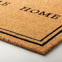 Welcome Home Coir Doormat Tan/Black - Hearth & Hand™ With Magnolia -Baxton Studio Sales Store GUEST bd6a320c d017 4456 a1a0 b704064666e0