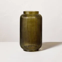 Ribbed Glass Jug Vase Dark Green - Hearth & Hand™ With Magnolia -Baxton Studio Sales Store GUEST bddfea06 0cdf 4e99 9686 d59b3e8abd18
