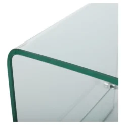 Ramona Console With Shelf TV Stand For TVs Up To 44" Clear - Christopher Knight Home -Baxton Studio Sales Store GUEST be9a6c18 ee65 44cf 8b00 273919cadff1