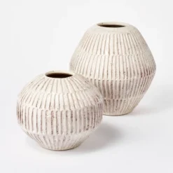 Small Carved Cream Vase - Threshold™ Designed With Studio McGee 5 Small Carved Cream Vase - Threshold™ Designed With Studio McGee -Baxton Studio Sales Store GUEST bf468da8 6a4d 4db6 9500 708e4ce7b4b5