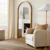 32" X 72" Wooden Arch Mirror Brown - Threshold™ Designed With Studio McGee