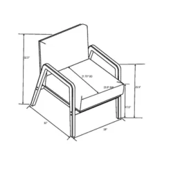 Upholstered Wood Framed Accent Arm Chair - Hearth & Hand™ With Magnolia -Baxton Studio Sales Store GUEST c03e3009 dba3 4cc5 b876 4cc51b19cd37