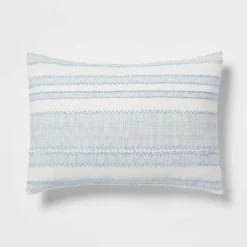 8pc Clipped Jacquard Stripe Comforter Bedding Set - Threshold™ -Baxton Studio Sales Store GUEST c050e4cf d0b1 400a b741 dc45f1c588bc