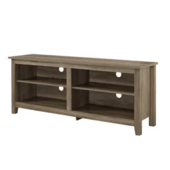 Transitional 4 Cubby Wood Open Storage TV Stand For TVs Up To 65"- Saracina Home -Baxton Studio Sales Store GUEST c0aba6c0 bbb4 4e90 83a5 3c73b3261eaf