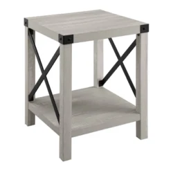 Sophie Rustic Industrial X Frame Side Table - Saracina Home -Baxton Studio Sales Store GUEST c1125711 7889 4b84 9fa5 0ca14c668343