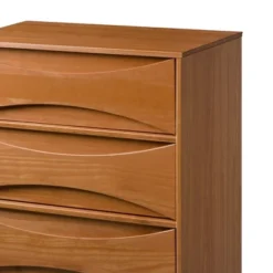 Mid-Century Modern Contoured 5 Drawer Chest Of Drawers - Saracina Home -Baxton Studio Sales Store GUEST c27c7fcf f0c0 42b6 8b83 888be9d75160