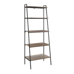 72" Open Storage Ladder Bookshelf - Saracina Home -Baxton Studio Sales Store GUEST c38d99a1 0cdf 4329 9bf8 2f1f0fecfd4d