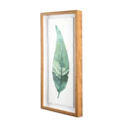 (Set Of 3) 28"x12" Framed Leaves Decorative Wall Art White - Threshold™ -Baxton Studio Sales Store GUEST c5e9b8e6 0d03 4546 a2ff 5780b3b021fd