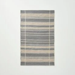 Wool Blend Variegated Stripe Area Rug Dark Gray - Hearth & Hand™ With Magnolia -Baxton Studio Sales Store GUEST c629a83d a738 4bab bd2a 06965392a6e8