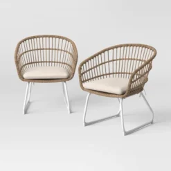 Southport 2pk Patio Dining Chairs – Opalhouse™ -Baxton Studio Sales Store GUEST c83069a8 e0cd 4d3b a0c4 94bddefc5456