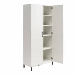 36" Vario 2 Door Wide Storage Cabinet White - Room & Joy -Baxton Studio Sales Store GUEST c879db20 3583 49eb 8e39 54e1bf5abe2a