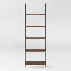 72" Loring 5 Shelf Leaning Bookshelf - Threshold™ -Baxton Studio Sales Store GUEST ca4a252c 9447 4c0f 8281 32c20ac3b8d2