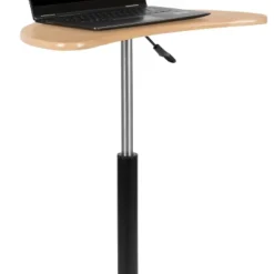 Emma And Oliver Sit To Stand Mobile Laptop Computer Desk - Portable Rolling Standing Desk -Baxton Studio Sales Store GUEST cda985ec f7c8 46f9 911a cb46266586b8