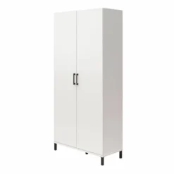 36" Vario 2 Door Wide Storage Cabinet White - Room & Joy -Baxton Studio Sales Store GUEST cfc7c140 2f55 4ced 8d8f f2c39bd15278