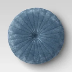 Quilted Velvet Round Throw Pillow - Opalhouse™ -Baxton Studio Sales Store GUEST d1986bbc 54ef 4d19 8ca8 8b50d2c42ea3