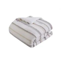Madison Park 5pc Cove Clipped Jacquard Comforter Set White/Assorted Beiges -Baxton Studio Sales Store GUEST d244de75 04a5 4399 8932 6fb133499c7d