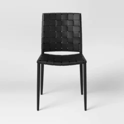 Wellfleet Woven Leather Metal Base Dining Chair - Threshold™ 9 Wellfleet Woven Leather Metal Base Dining Chair - Threshold™ -Baxton Studio Sales Store GUEST d277a128 5ebe 419f 8c46 04f8da2a89bf