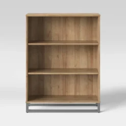 Mixed Material 3 Shelf Bookcase - Room Essentials™ -Baxton Studio Sales Store GUEST d3da7927 cccf 4636 99ac a6c98644c066