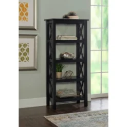 Davis Bookcase - Linon -Baxton Studio Sales Store GUEST d41d1bb8 8ec3 4627 9104 f06936b55e7f