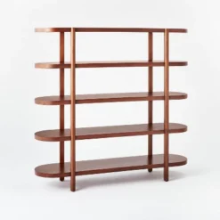 57" Portola Hills 5 Shelf Horizontal Bookcase - Threshold™ Designed With Studio McGee -Baxton Studio Sales Store GUEST d4e4de44 a36f 4f1c a7dc 6f48b9fe8187