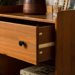 Set Of 2 Katie Transitional Tray Top 1 Drawer Solid Wood Nightstands Caramel - Saracina Home 11 Set Of 2 Katie Transitional Tray Top 1 Drawer Solid Wood Nightstands Caramel - Saracina Home -Baxton Studio Sales Store GUEST d6c58c76 0690 448a 9554 69c6d963e275