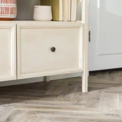 Farmhouse 3 Drawer Wood TV Stand For TVs Up To 65" - Saracina Home -Baxton Studio Sales Store GUEST d77774f4 3e5a 4a67 9f72 0016110a90cd