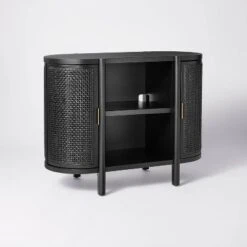 Portola Hills Caned Door Console With Shelves - Threshold™ Designed With Studio McGee -Baxton Studio Sales Store GUEST d8a3124a 3a6a 4b28 8cc4 73d0035a42d8