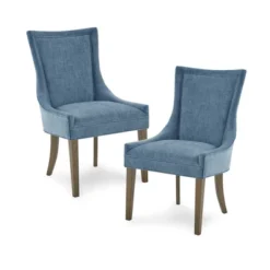 2pk Ultra Dining Side Chairs Blue - Madison Park
