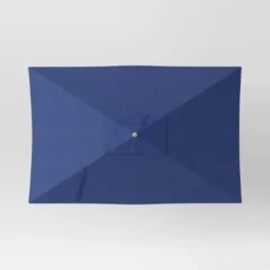 10'x6' Rectangular Market Patio Umbrella - Light Wood Pole - Threshold™ -Baxton Studio Sales Store GUEST da953ab7 3018 4b76 8764 bfa251530b2a