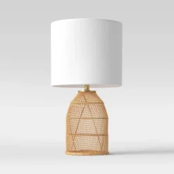 Rattan Diagonal Weave Table Lamp Tan - Opalhouse™ 10 Rattan Diagonal Weave Table Lamp Tan - Opalhouse™ -Baxton Studio Sales Store GUEST dae93eeb ddb7 44ce 88df 301a4b240217