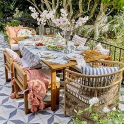 Kaufmann Wood Rectangle Patio Dining Table, Outdoor Furniture - Natural - Project 62™ -Baxton Studio Sales Store GUEST dc53ac02 07f0 4eb7 996f a4f492638c48