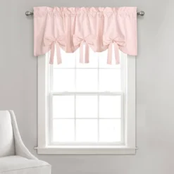 18"x52" Melody Bow Valance Blush - Lush Décor -Baxton Studio Sales Store GUEST df3d4d53 5577 4744 8cd2 dc0bb6042fda