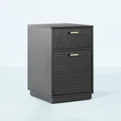 Grooved Wood 2-Drawer Vertical Filing Cabinet - Hearth & Hand™ With Magnolia -Baxton Studio Sales Store GUEST e034e7e0 1c84 4379 8caa e39d0a79a977