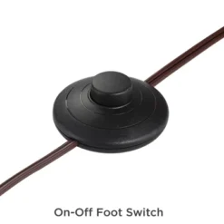 Franklin Iron Works Tahoe Rustic Industrial Downbridge Arc Floor Lamp 60" Tall Bronze Metal Faux Leather Empire Shade For Living Room Reading Bedroom -Baxton Studio Sales Store GUEST e05b399a 8574 4207 8a54 7ad59054f9b8