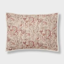 Voile Paisley Printed Quilt Sham Cream - Threshold™ 5 Voile Paisley Printed Quilt Sham Cream - Threshold™ -Baxton Studio Sales Store GUEST e0f4f329 7b2b 4e95 8132 3a5419a69f2c