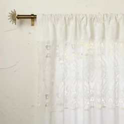 1pc Sheer Banded Geo Macrame Window Curtain Panel White - Opalhouse™ Designed With Jungalow™ 7 1pc Sheer Banded Geo Macrame Window Curtain Panel White - Opalhouse™ Designed With Jungalow™ -Baxton Studio Sales Store GUEST e45ca8b5 c8fb 4bcd 9418 e1344d66992c